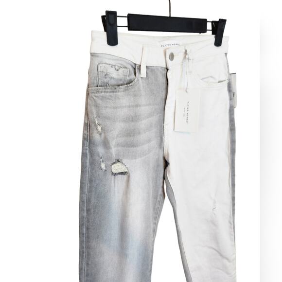 NWt Flying Monkey Invincible - Super High Rise Stretch Boyfriend Jeans 25 - Picture 9 of 14